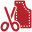 Needle and thread icon representing clothing alteration services